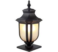 WQHPLMD Vintage Post Lantern Anthracite Éclairage Extérieur pour Décoration de, Terrasse Piscine