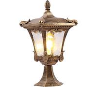 WQHPLMD Vintage Style Aluminium Post Lamp Outdoor Lighting - Endless Lighting Options with Rustproof and Waterproof Features