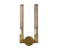 WQHPLMD Wall Sconce Lamp Double Head Elegant Glass Bedroom Light Elegant Wall Lamp Decorate Home Stylish Single and Double Heads
