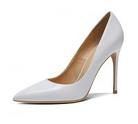 WQHPLMD Women's Classic High Heel Dress Pointed Toe Pumps Shoes 10cm Slip-on High Stiletto Heels Closed Toe Pumps Shoes Dress Party Shoes Origin China