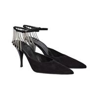 WQHPLMD Women's Closed Pointed Toe Stiletto Heeled Sandals Wedding Party Work Pumps