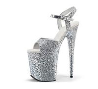 WQHPLMD Women's High Heel Sandals Stiletto Heels Platform Sandals, Open Toe Ankle Pumps Shoes for Party Event Night Dress