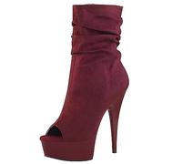 WQHPLMD Women's Open Toe Platform Heels Ankle Strap Booties Sandals Stilettos High Heeled Summer Dress Shoes Origin China