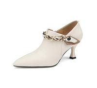 WQHPLMD Women's Pointed Toe Low Heels Pumps Work Office Dress Shoes Ankle Pumps Shoes Wedding Party Sandals Origin China