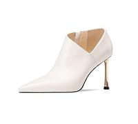 WQHPLMD Womens Pointed Toe Pumps Slip on Dress Party Shoes Closed Toe Sandals Wedding Sandals for Women Origin China