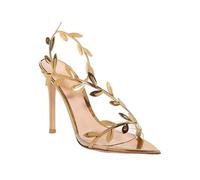 WQHPLMD Womens Stiletto Pointed Open Toe Sandals Summer Party Dress Pumps Shoes 9cm