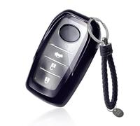 WQIUTT Voiture Coque clé pour Toyota C-HR 2024/Yaris Yaris Cross 2020-2024,Protection Boitier Cadre Clés Protege Télécommande Résistance Saleté Résistance l'usure Accessoires,C