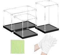 WQKISS Vitrine Transparente en Acrylique, boîte de présentation for maquettes(50 * 50 * 50cm)