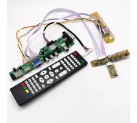 WQMEOR Kit de Carte Pilote TV numérique LCD DVB-T2/DVB-T Universel D3663LUA V56 V59 for écran LCD 14"/15,4" 30 Broches LVDS 1280x800