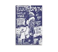 WQMP Elliott Smith Poster sur toile esthétique style vintage avec musique et films - Peinture décorative pour salon, chambre à coucher, 20 x 30 cm - Style sans cadre