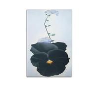 WQMP Poster imprimé Georgia O'Keeffe Painter's Work - Pensée - Art mural sur toile - Couverture esthétique - Peinture décorative vintage pour salon, chambre à coucher - 60 x 90 cm - Style sans cadre