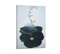 WQMP Poster imprimé Georgia O'Keeffe Painter's Work - Pensée - Art mural sur toile - Couverture esthétique - Peinture décorative vintage pour salon, chambre à coucher - 60 x 90 cm - Style cadre