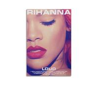WQMP Poster sur toile de la chanteuse Rihanna pour décoration de chambre à coucher, bureau, chambre, cadeau (60 x 90 cm)