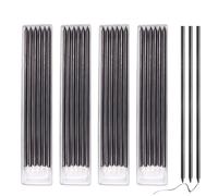 WQNNQW 24 Pièces Crayon Chantier,Mine Crayon Menuisier,Recharges De Graphite Charpentier Réutilisables Résistantes, Noir Pour Dessin D'architecte