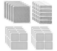 WQNNQW 65pcs Moustiquaire,Ruban Adhésif Moustiquaire,Réparation Moustiquaire,4 Tailles De Ruban De Réparation D'Écran De Fenêtre,Kit De Réparation D'Écran De Fenêtre