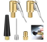 WQNNQW Lot de 5 adaptateurs de valve française, adaptateur de valve de vélo, adaptateur de valve française vers voiture, adaptateur de valve française, adaptateur pour pompe Bosch Easy Pump, pièces de