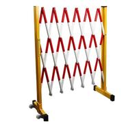 WQPMNYG Barrière de sécurité Extensible pour la Circulation - Portail Industriel rétractable pour écoles, hôpitaux, sécurité des piétons, écran de confidentialité aéroportuaire - Portable et Facile