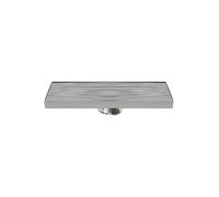 WQPMNYG Caniveau de Douche extérieur linéaire en Acier Inoxydable avec Siphon Anti-odeurs - Idéal pour Les patios et terrasses, système de Drainage centralisé, débit d'eau Optimal, Design Durable, é