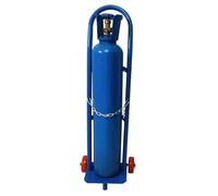 WQPMNYG Chariot Porte-Bouteilles de gaz Portable - Support léger à 2 Roues pour Bouteilles d'oxygène de 8 à 10 L, Facile à déplacer et à Transporter pour Une Utilisation à Domicile et en extérieur,
