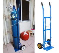 WQPMNYG Chariot Porte-Bouteilles de Propane et d'oxygène avec chaîne de sécurité, Chariot Manuel Robuste pour Le Transport sécurisé des Bouteilles dans Les cliniques, Les ateliers et Les hôpitaux.