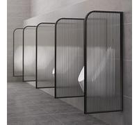 WQPMNYG Cloison de séparation pour urinoir, Panneaux en Verre translucide, cloison de séparation pour Toilettes pour Hommes, écran de confidentialité Mural pour urinoir, pour Espace Public