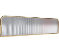 WQPMNYG Cloisons XHR pour salles à Manger, séparateurs décoratifs pour Restaurants, Panneaux de séparation en Verre translucide à Rayures, séparation de Table ajourée pour préserver l'inti