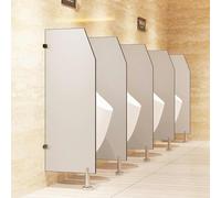 WQPMNYG Écran d'urinoir, cloison de séparation pour Toilettes publiques, Panneau déflecteur d'urinoir, cloison d'urinoir avec raccords en Acier Inoxydable, écran de confidentialité pour ur