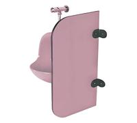 WQPMNYG Séparateur d'urinoir Mural pour Enfants, cloison de séparation pour Toilettes, cloison de séparation pour urinoir intérieur, pour écoles/Jardins d'enfants/lieux publics (Rose, 40 x