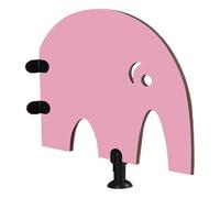 WQPMNYG Séparateur d'urinoir pour Enfants, cloison d'urinoir au Sol, cloison d'intimité avec Pieds de Support, pour écoles/Jardins d'enfants (Rose, 70 x 60 cm - 1 pièce)