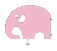 WQPMNYG Séparateur d'urinoir pour Enfants, cloison d'urinoir avec Pieds de Support, cloison de séparation d'intimité pour urinoir au Sol, pour écoles/Jardins d'enfants/lieux publics (Rose,