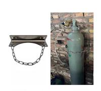 WQPMNYG Support pour Bouteille d'oxygène 25/50/75/100/125 cm, étagère de Rangement pour Bouteille d'oxygène en Acier Inoxydable, Support Mural pour Bouteille de gaz avec chaîne, étagère Fixe pour cl