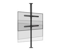 WQPMNYG Support TV 360° - Support de Plafond réglable, cloison de séparation, Meuble TV Rotatif, Base rotative, jusqu'à 50 kg, Compatible avec écran LED de 32 à 75 Pouces