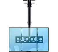 WQPMNYG Support TV, Support de Montage au Plafond pour téléviseurs de 26 à 60 Pouces jusqu'à 110 LB, VISA Max. 400 x 400, Inclinaison réglable, Pivot, Support TV Noir