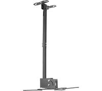WQPMNYG Support TV, Support de Montage TV au Plafond, Hauteur réglable, télescopique, inclinable et pivotant, Compatible avec la Plupart des écrans LED de 32 à 55 Pouces. Support TV