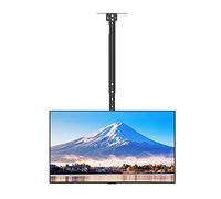 WQPMNYG Support TV, Support Mural inclinable et pivotant, Support de Plafond pour téléviseur, réglable à 30°, Compatible avec Les téléviseurs Moat de 32 à 65 Pouces, Montage Mural et Plafond, 3 m