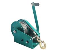 WQPMNYG Treuil à cliquet Robuste avec câble en Acier et poulie en Alliage pour remorques, Bateaux et véhicules Tout-Terrain. Fiable et de Grande capacité pour Un tirage Facile.