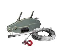 WQPMNYG Treuil Manuel de 800 kg à 1600 kg avec câble métallique et système de remorquage à cliquet Robuste pour Un Levage et Un Chargement faciles. Grande capacité, Portable et idéal pour
