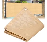 WQPMNYG Voile d'ombrage Beige Durable 3x4m, Protection UV 90%, imperméable et Respirante, idéale pour préserver l'intimité d'un Balcon. Couleurs Disponibles : Filet d'ombrage Gris.