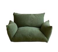 WQQYU6HKF Canapé Canapé Paresseux Pliant Petit canapé de Sol avec Coussin et Dossier canapé-lit Chambre à Coucher Canapé De Paresseux(Green,Petit)