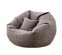 WQQYU6HKF Canapé Lazy Sofa Bean Bag Recliner Washable Single Casual Chair Nesting Canapé De Paresseux(Grigio,Petit)
