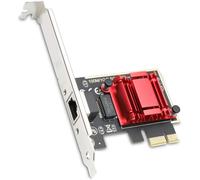 WQS-2.5GB PCI-E to RJ45 Carte Réseau RTL8125B Chip Gigabit Ethernet pour Les Jeux et Le Streaming à Grande Vitesse Compatible avec Windows