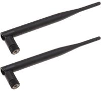 WQS-2 x 6 dBi 2,4 ?5,8 GHz Double Bande routeur WiFi Carte Hotspot antenne RP-SMA mâle connecteur omnidirectionnel pour caméra de sécurité Wi-FI, routeur, dongle PCI Cartes sans Fil