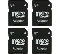 WQS-4 PCS Adaptateur de Carte mémoire Micro SD, Facile à Lire, Compatible avec de Nombreux appareils avec Emplacement pour Carte SD, tels Que Les Ordinateurs Portables, Les appareils Photo, etc.