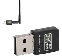WQS-Adaptateur WiFi USB, Adaptateur Réseau sans Fil Double Bande 2.4G 5.8G Prenant en Charge Le Mode AP IEEE 802.11g WiFi Hotspot USB Adapter pour Ordinateur Portable PC de Bureau
