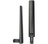 WQS-Antenne mâle double bande WiFi 2,4 GHz 5,8 GHz 5,8 GHz 10 dBi MIMO RP-SMA pour routeur WiFi, réseau sans fil, carte PCIe, carte 6E, adaptateur USB, caméra IP de sécurité, moniteur ASUS RT-AC68u (