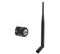 WQS-Antenne Wi-FI Antenne SMA 2,4 GHz 5 dBi Adaptateur de Prise SMA Antenne Omnidirectionnelle Noir Noir Compatible avec Carte WLAN 802.11n/b/g Cartes WLAN PCI Routeur sans Fil Bluetooth ZigBee