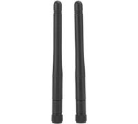 WQS-Antenne WiFi bi-Bande 2Pcs 2.4G 5G, antenne d'interface Femelle 5DBI RP-SMA, pour routeur, pour Carte réseau sans Fil, pour Point d'accès Mobile, etc.