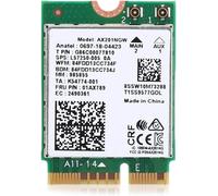WQS-AX201 WiFi 6 Card Dual Band Wi-FI 2.4 Gbps CNVio2 M.2 WiFi Card for PC Supports Bluetooth 5.2 Requires Intel 10th+ Gen CPU with Windows 10+ Or Linux AX201NGW (AX201)