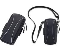 WQS-Brassard de Sport de Course à Pied Bande Smartphone Universel Ajustable Petit Sac Téléphone Portable Sacs Bandoulière Crossbody Running Armbag pour iPhone 15 14 Samsung S23 Xiaomi Bis zu 7.3