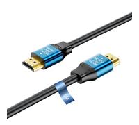 WQS-cable hdmi 2.0 câbles hdmi HD 4kX2k 60hz 18Gbps supportant le format 3D Convient aux ordinateurs portables, moniteurs, projecteurs, téléviseurs HD, PS5,et autres. 5M câbles (HDMI-5M)